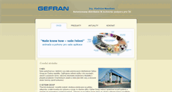 Desktop Screenshot of gefran.cz