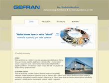 Tablet Screenshot of gefran.cz